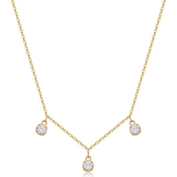 Módní doplněk S'Agapõ Pozlacený náhrdelník s kubickými zirkony Dazzly SDZ145 + 2 měsíce na vrácení zboží