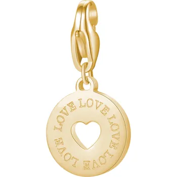 Módní doplněk S`Agapõ Pozlacený přívěsek Amore Happy SHA368 + 2 měsíce na vrácení zboží