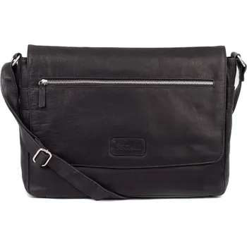 SEGALI Kožená taška na notebook 102 Black + 2 měsíce na vrácení zboží