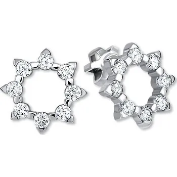 Náušnice Brilio Sluníčkové náušnice s krystaly 239 001 00887 07 + 2 měsíce na vrácení zboží