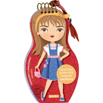 omalovánky Oblékáme moravské panenky - Natálka