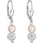 Evolution Group Luxusní stříbrné náušnice s krystaly Preciosa 31244.3 + 2 měsíce na vrácení zboží