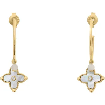 Módní doplněk Pierre Lannier Půvabné kruhové náušnice s přívěsky Rubya BJ23A2211 + 2 měsíce na vrácení zboží