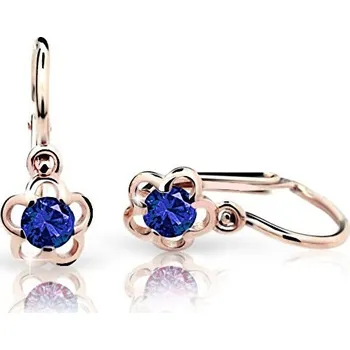Náušnice Cutie Jewellery Dětské náušnice C1945-10-X-4 modrá + 2 měsíce na vrácení zboží