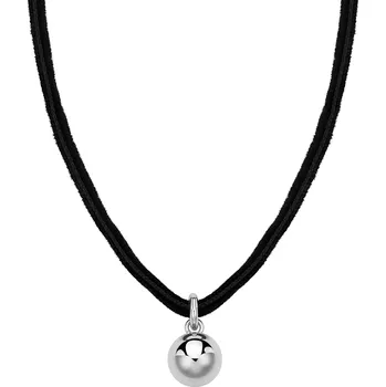 Módní doplněk S'Agapõ Působivý náhrdelník s ocelovým přívěskem Click SCK276 + 2 měsíce na vrácení zboží