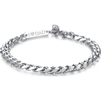 Módní doplněk S'Agapõ Slušivý ocelový náramek pro muže Ripple SRP58 + 2 měsíce na vrácení zboží