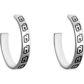 Módní doplněk Liu Jo Robustní pevné ocelové náušnice Identity LJ1944 + 2 měsíce na vrácení zboží