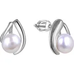 Beneto Stříbrné náušnice s pravou perlou TAGUP1665PS + 2 měsíce na vrácení zboží