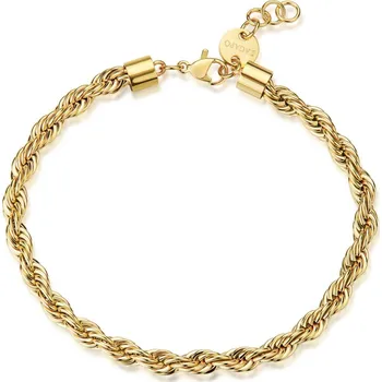 Náramek S'Agapõ Pozlacený náramek z oceli Valis Ripple SRP93 + 2 měsíce na vrácení zboží