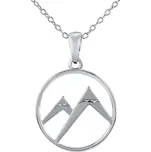 Silvego Stříbrný náhrdelník s přívěskem hor Monty JJJ2222N + 2 měsíce na vrácení zboží