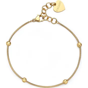Módní doplněk S'Agapõ Něžný pozlacený náramek Chunky SHK54 + 2 měsíce na vrácení zboží