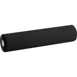 ACTIVESHOP Jednorázové papírové prostěradlo s fóliovou vrstvou 50 × 40 m, černé