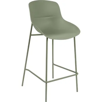 Barová židle Somcasa Zelená plastová barová židle Fabian 66 cm