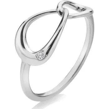 Prsten Hot Diamonds Stříbrný dámský prsten s diamantem Sleek DR290 56 mm + 2 měsíce na vrácení zboží