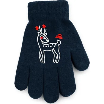 Rukavice xcena Rukavice strečové modré dětské Velikost: uni