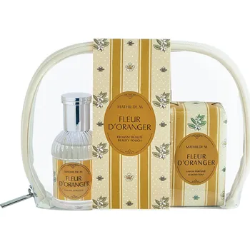 Kosmetická sada Mathilde M. - FLEUR D' ORANGER, malá kosmetická sada v tašitčce, 3dílná m870020