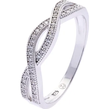 Šperk Oliver Weber Půvabný stříbrný prsten se zirkony Promise 63344 57 mm + 2 měsíce na vrácení zboží