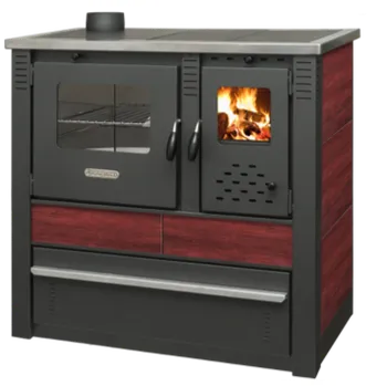 Sporák na tuhá paliva Pro-termo PROTERMO sporák na tuhá paliva PANONIA - L - červený