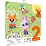 Janod Kreativní sada - znovupoužitelné samolepky Zvířátka