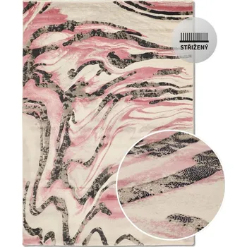 Koberec Kusový koberec ARTE 09040 P10 Pink Rozměr: 80x150 cm