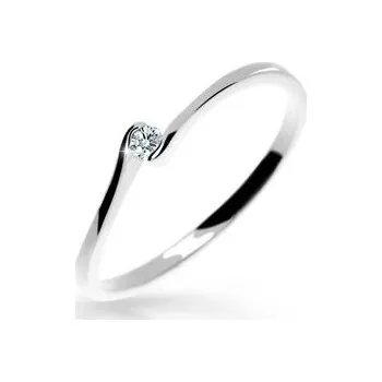 Prsten Cutie Diamonds Třpytivý prsten z bílého zlata s briliantem DZ6727-2947-00-X-2 53 mm + 2 měsíce na vrácení zboží