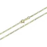 Soliter Zlatý dámský řetízek Figaro 42 cm 271 115 00288 00 + 2 měsíce na vrácení zboží
