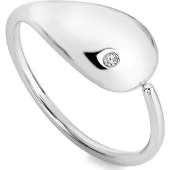 Prsten Hot Diamonds Elegantní stříbrný prsten s diamantem Tide DR281 58 mm + 2 měsíce na vrácení zboží