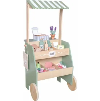 Dřevěná hračka JaBaDaBaDo Dřevěný prodejní stánek - BAZAR