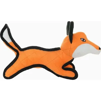 Hračka pro psa Tuffy Jr Zoo Fox, odolná, pevná, pískající hračka pro psy
