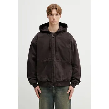 Bavlněná bunda adidas Originals Equipment Jacket, XL, hnědá, 89X