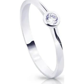 Prsten Cutie Diamonds Zásnubní prsten z bílého zlata s diamantem DZ8006-10-X-2 54 mm + 2 měsíce na vrácení zboží