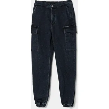 Pánské džíny Dětské rifle Calvin Klein Jeans DENIM JOGGER IB0IB02408.PPYA námořnická modř 59X, vel. 176