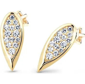 Náušnice Cutie Diamonds Třpytivé náušnice ze žlutého zlata s diamanty DZ3063-30-00-X-1 + 2 měsíce na vrácení zboží