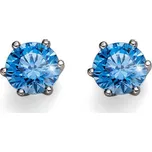 Oliver Weber Stříbrné náušnice s modrými krystaly Morning Brilliance Medium 62066 BLU + 2 měsíce na vrácení zboží