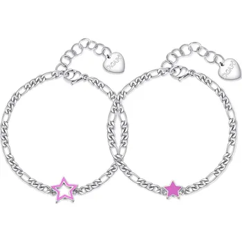 Náramek S'Agapõ Set dámských náramků z oceli Hvězdičky Me + You SEY20 + 2 měsíce na vrácení zboží