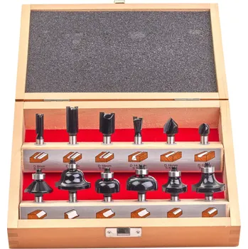 Pila ocaska Frézovací bity - upínání 8 mm Milwaukee Router BIt Set (Sada 12 dílů)