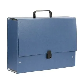 Archivační box Teczka z rączką B4 Jumbo Ecoline granatowa 35 x 25,5 x 10 cm, Tadeo