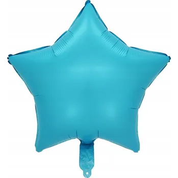 Balónek Fóliový Balónek Hvězda Modrá 45 cm – Dekorace na Narozeniny / Oslavu