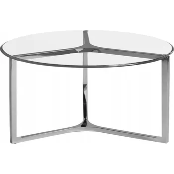 Konferenční stolek Kulatý konferenční stolek se skleněnou deskou Ø85x39 CJ1040