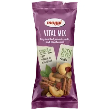 Vital mix pražené arašídy, ořechy a brusinky 55 g