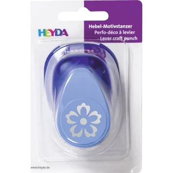Děrovačka Heyda Raznice na papír 25 mm kytička obrysová
