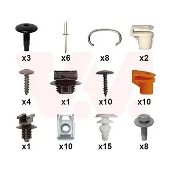 Nárazník Montážní sada, nárazník VAN WEZEL 0991794