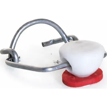 Uzávěr pákový Mini - bílá plast drát