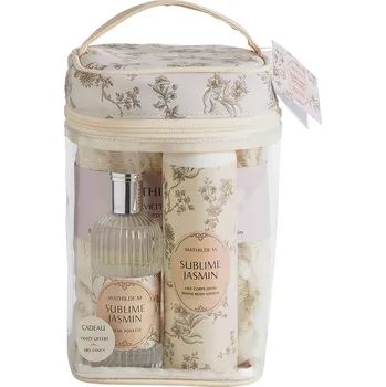 Kosmetická sada Mathilde M. - SUBLIME JASMIN, velká kosmetická sada v taštičce, 4dílná m820039