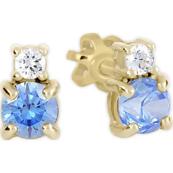 Náušnice Soliter Náušnice ze žlutého zlata se zirkony 239 001 01046 0000500 + 2 měsíce na vrácení zboží