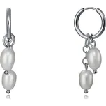 Viceroy Půvabné kruhové náušnice s perlami 2v1 Chic 1338E01010 + 2 měsíce na vrácení zboží