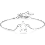 S`Agapõ Ocelový náramek s hvězdou Click SCK18 + 2 měsíce na vrácení zboží