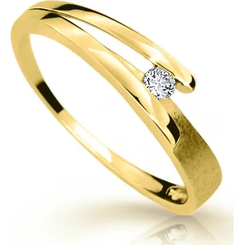 Prsten Cutie Diamonds Jemný prsten ze žlutého zlata s diamantem DZ6737-1716-10-X-1 54 mm + 2 měsíce na vrácení zboží