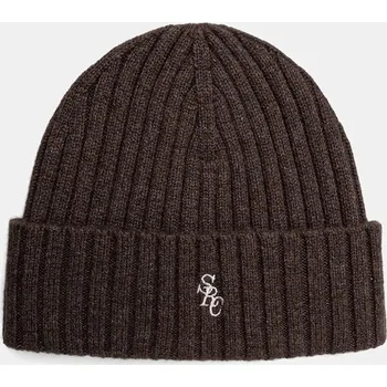 Čepice Vlněná čepice Sporty & Rich SRC Cashmere, ONE SIZE, hnědá, 88X
