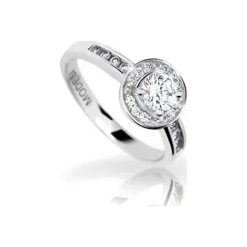 Módní doplněk Modesi Třpytivý stříbrný prsten WAIYS-R 56 mm + 2 měsíce na vrácení zboží